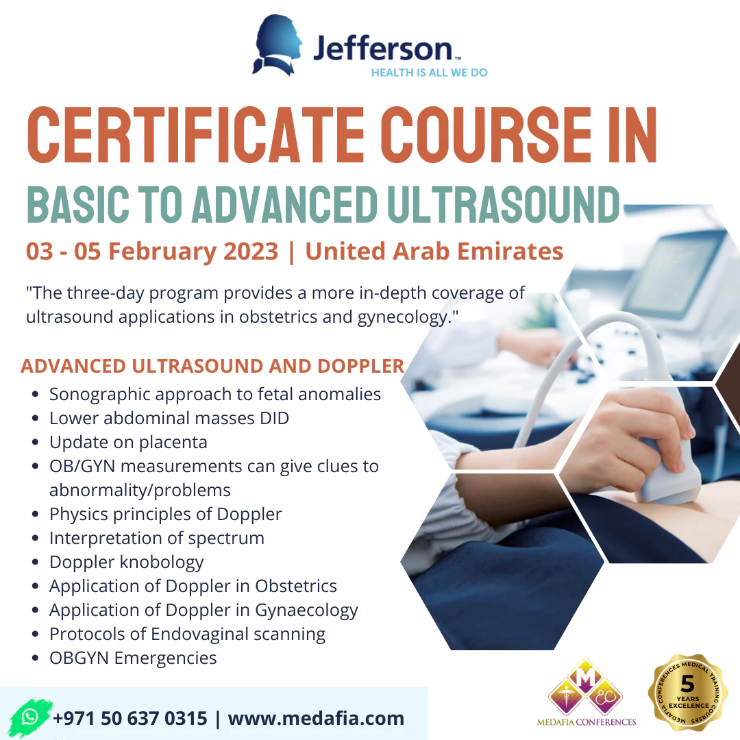 Certificate Course in Basic to Advanced Ultrasound