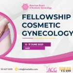 banner for fellowship in cosmetic gynecology course in UAE