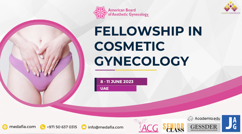 banner for fellowship in cosmetic gynecology course in UAE