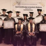 Image of the graduates of Board Certification in Aesthetic Medicine in Dubai