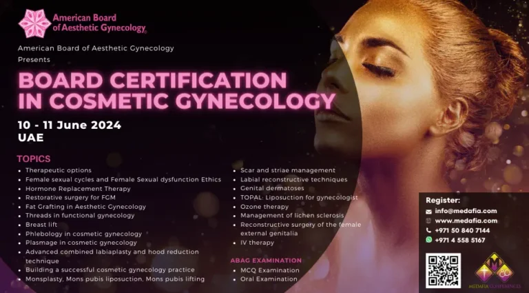 Banner for Board of certification in cosmetic gynecology